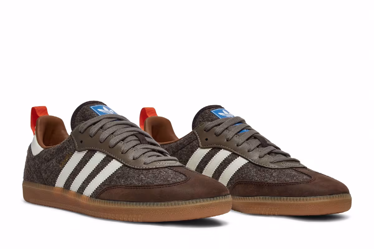 adidas Samba Fox Dark Brown, view 9