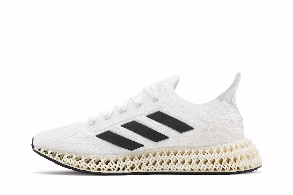 adidas 4DFWD White Black, view 4