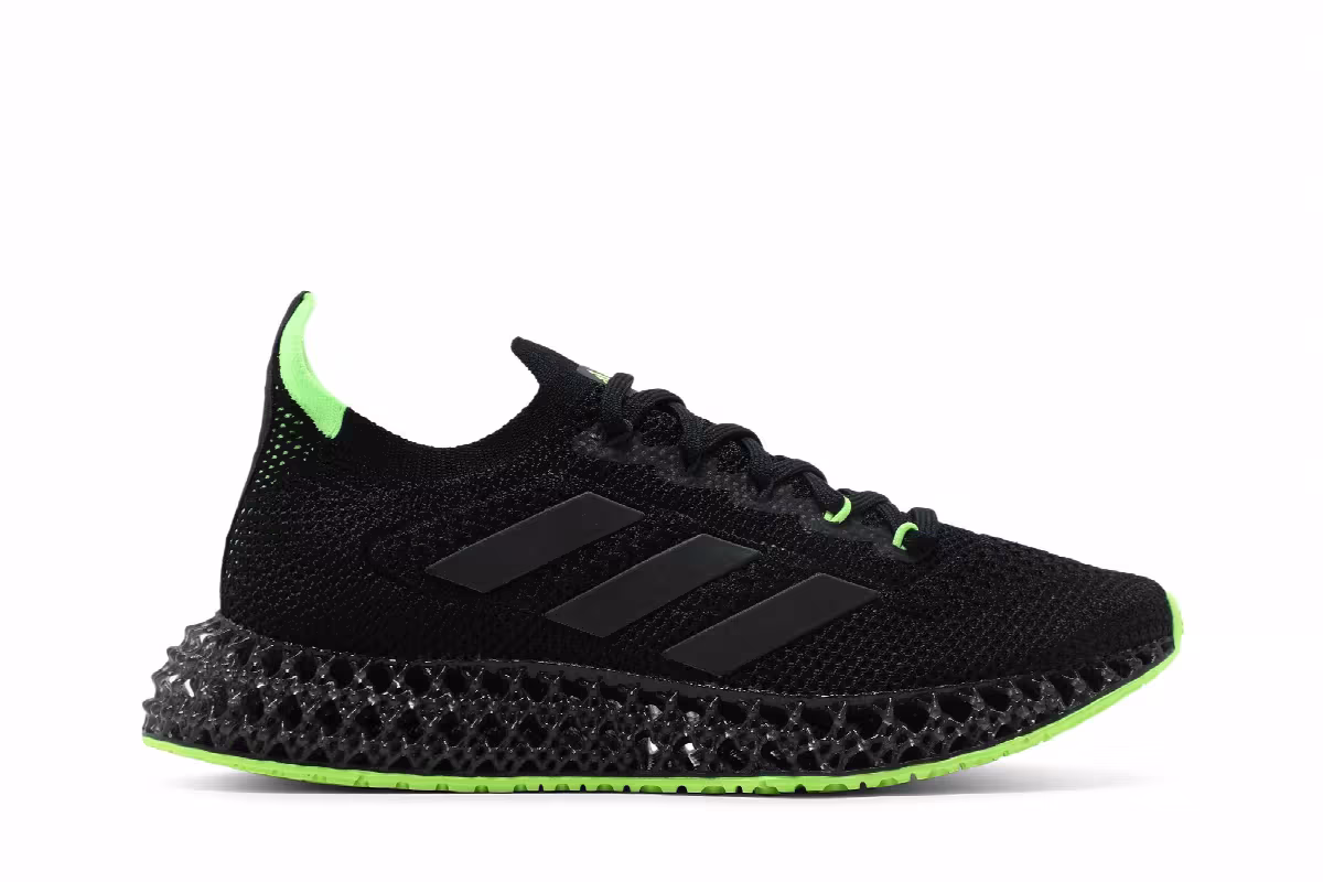 adidas 4DFWD Core Black Green, view 2