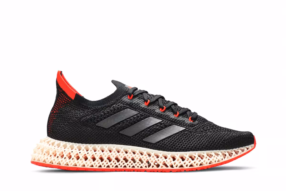 Adidas 4DFWD Black Solar Red, view 2