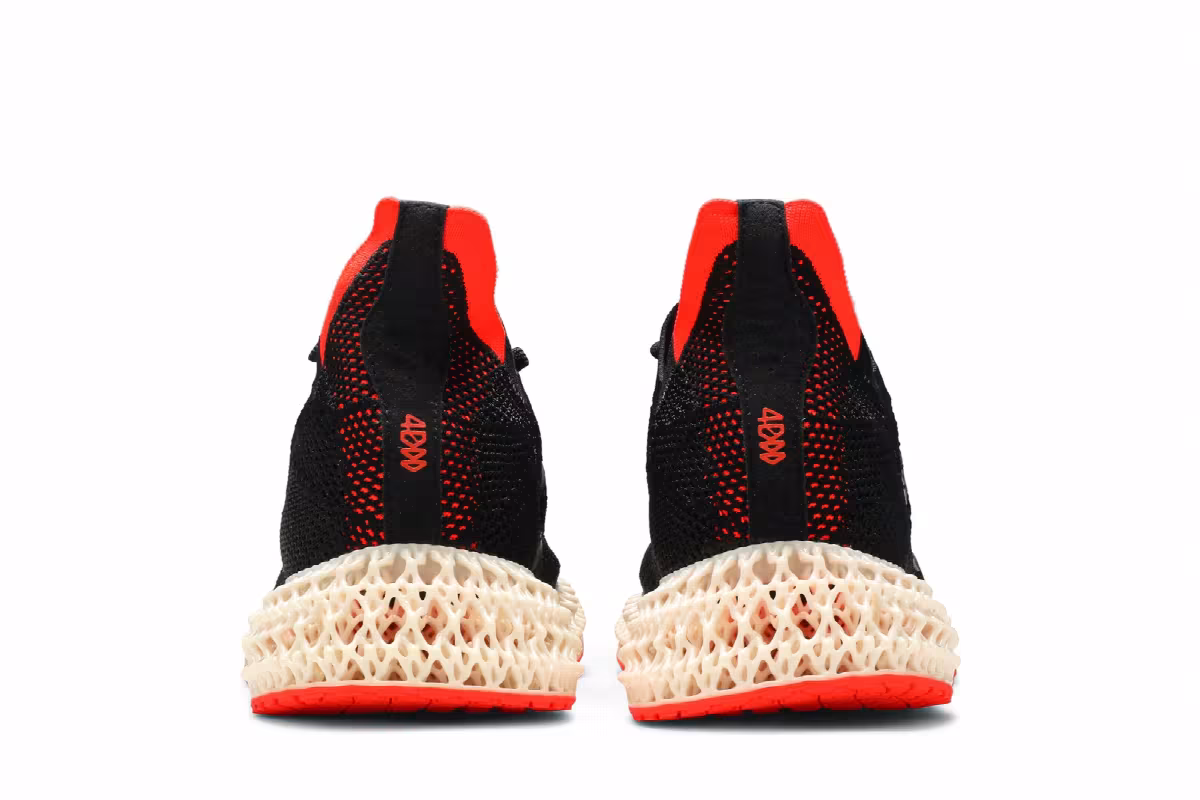 Adidas 4DFWD Black Solar Red, view 7