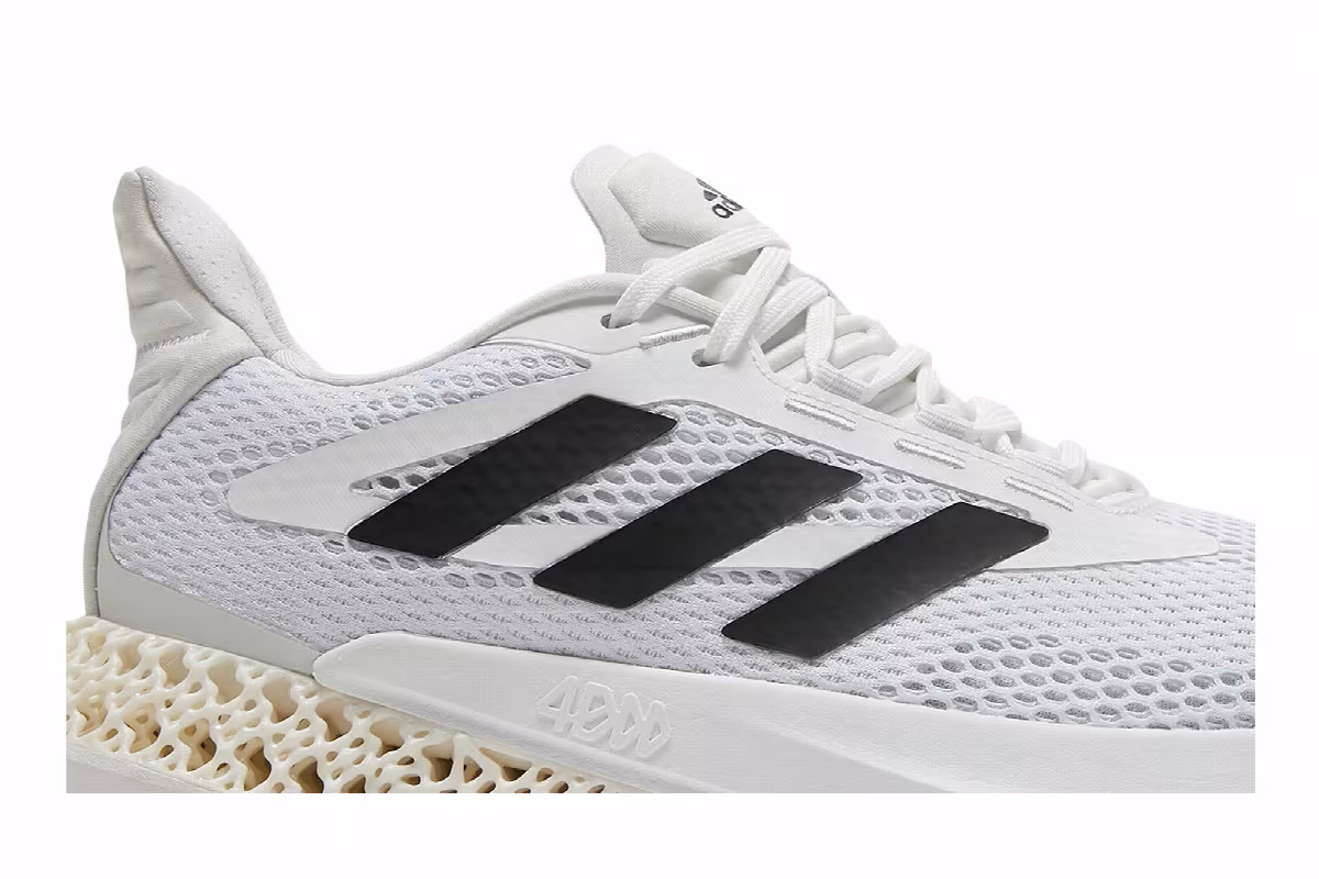 adidas 4DFWD Pulse White Black, view 3