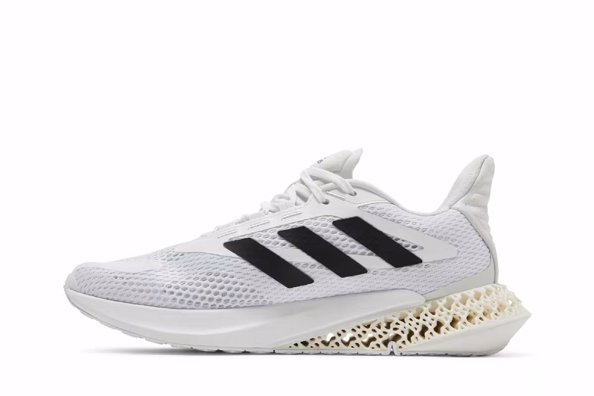 adidas 4DFWD Pulse White Black, view 4