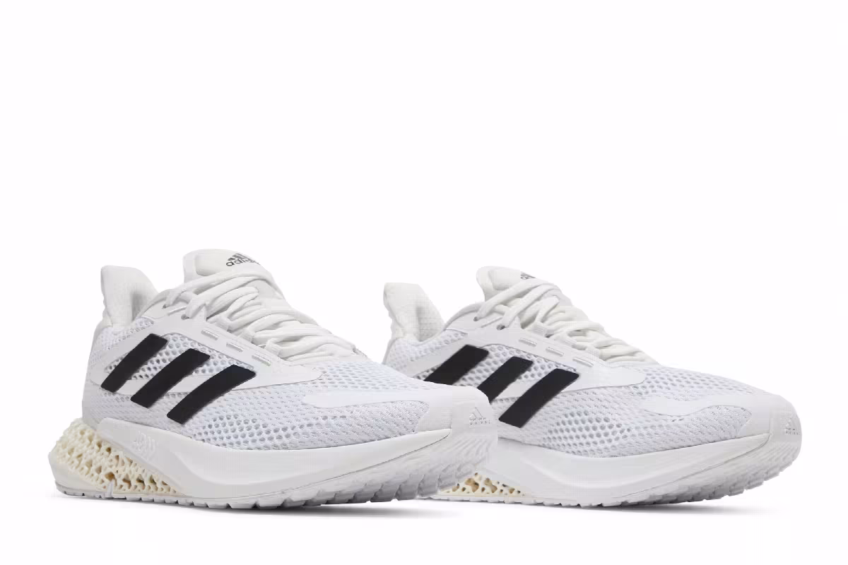 adidas 4DFWD Pulse White Black, view 9