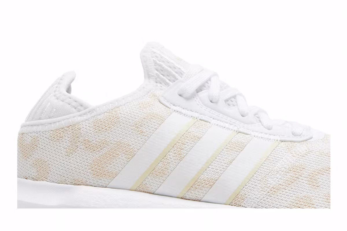 Adidas Women's Swift Run X Leopard - Halo Ivory, view 3