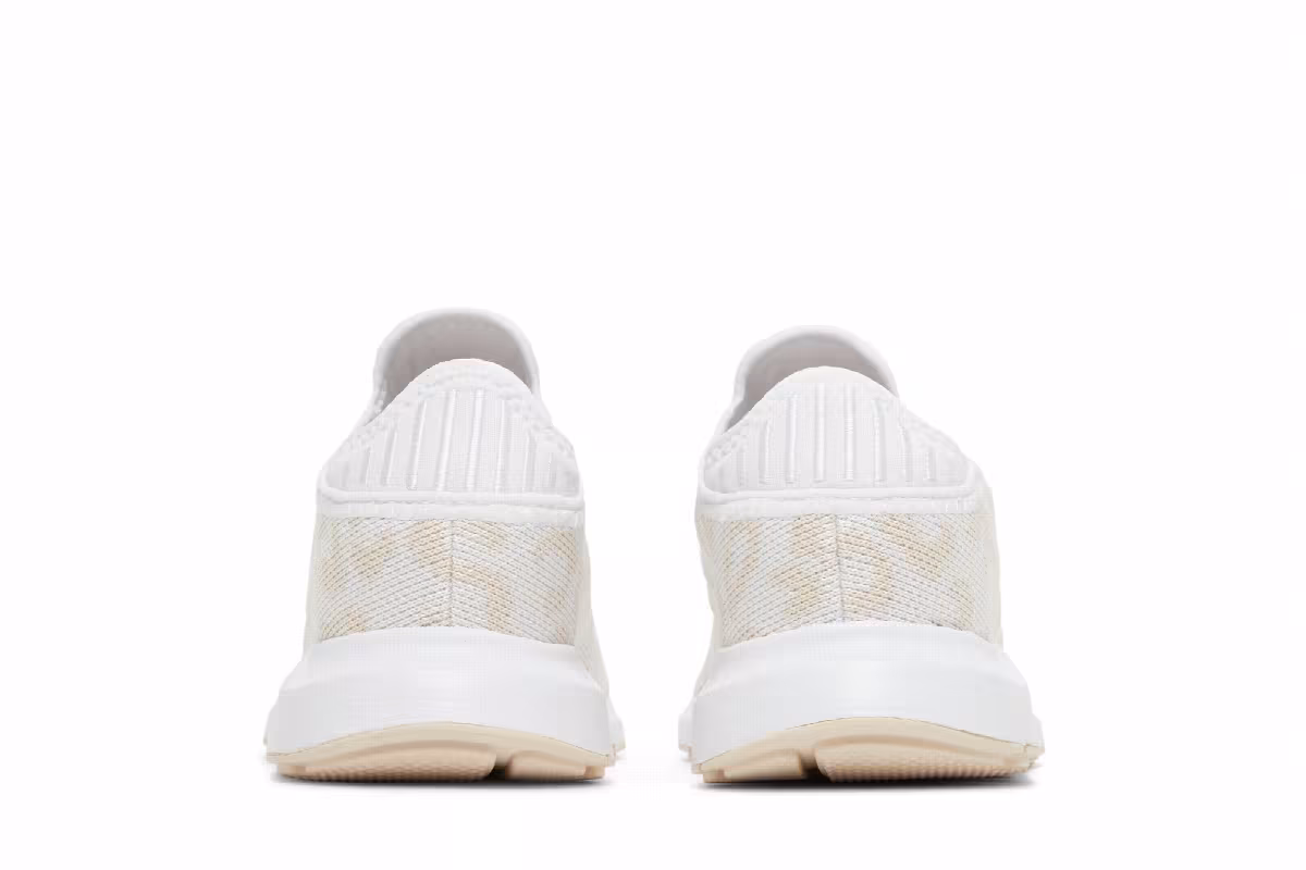 Adidas Women's Swift Run X Leopard - Halo Ivory, view 7