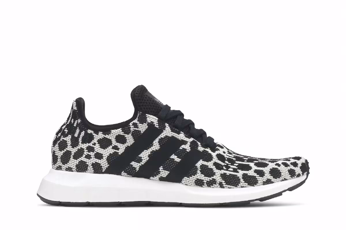 adidas Women's Swift Run Leopard Print, view 2