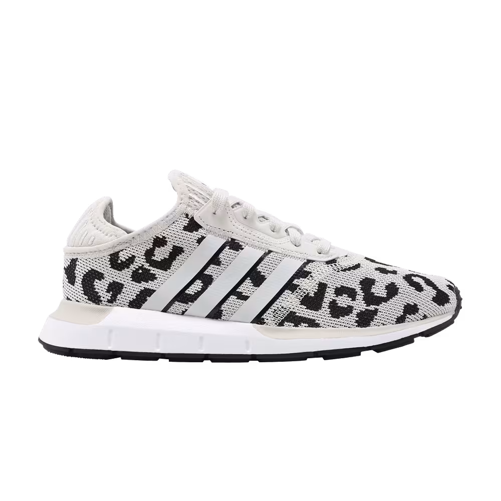 Adidas Women's Swift Run X Leopard - Black