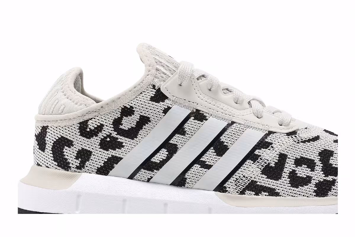 Adidas Women's Swift Run X Leopard - Black, view 3