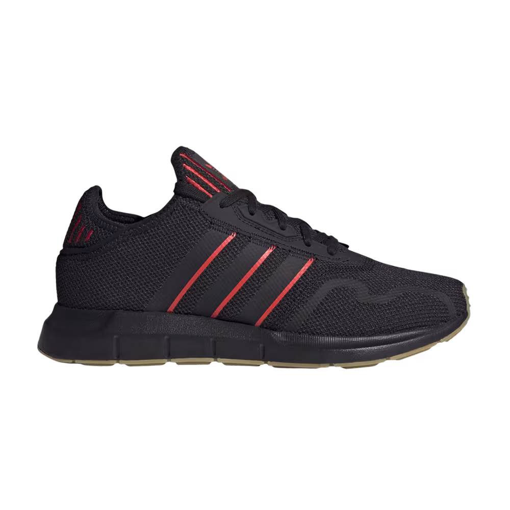 Adidas Swift Run X Black Scarlet