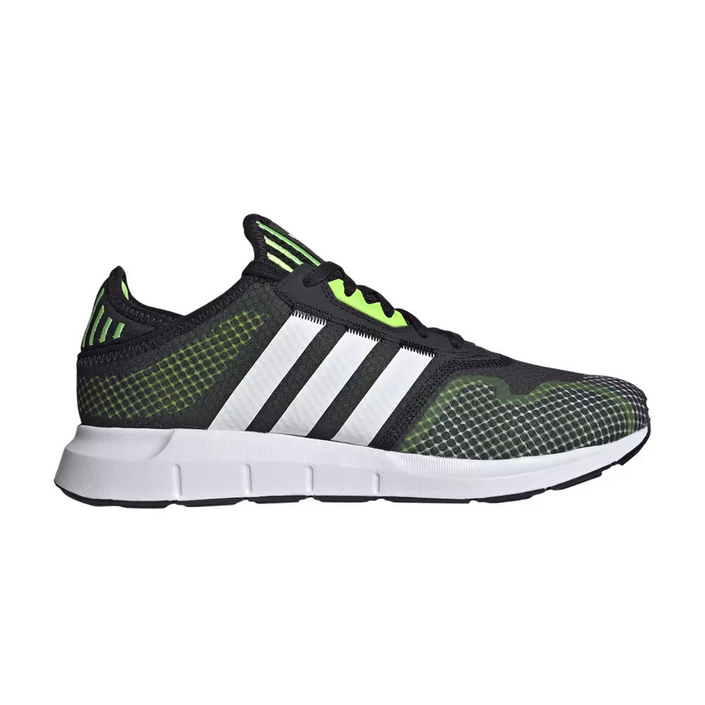 Adidas Swift Run X Black Solar Green
