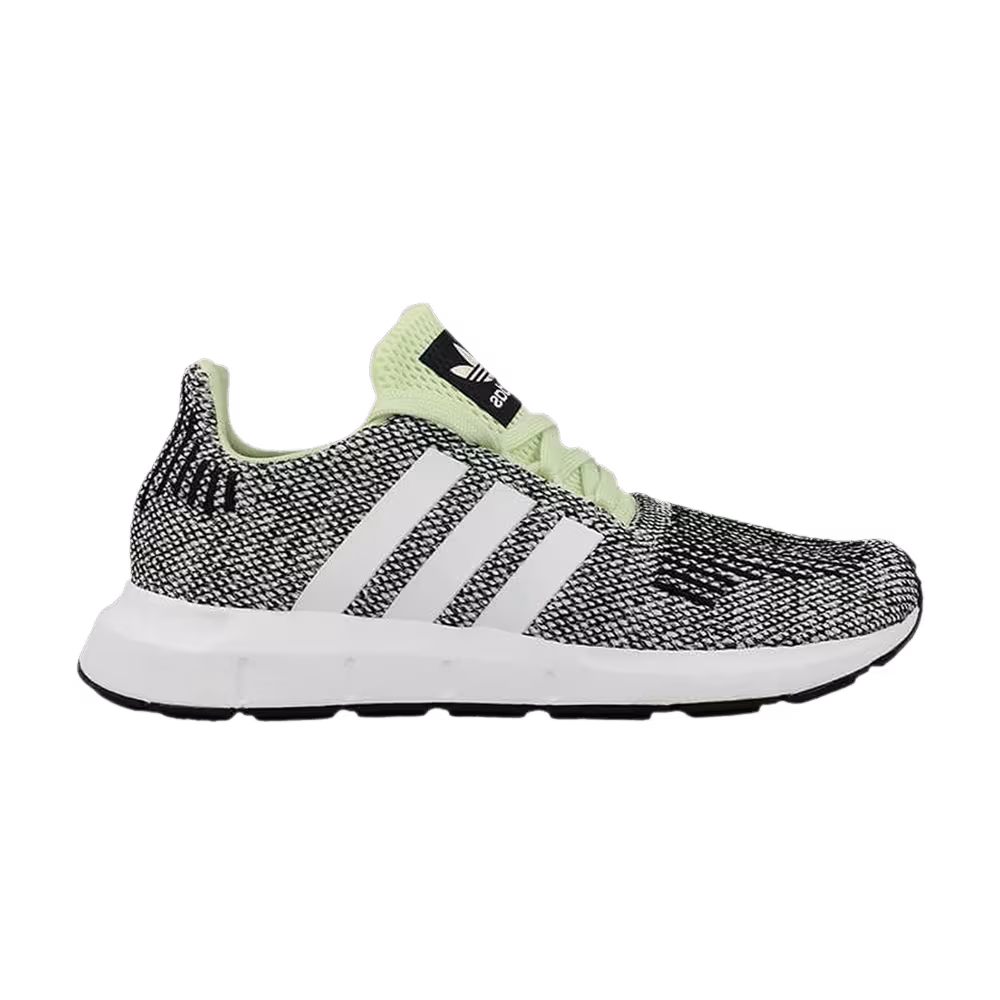 adidas Swift Run J Aero Green White