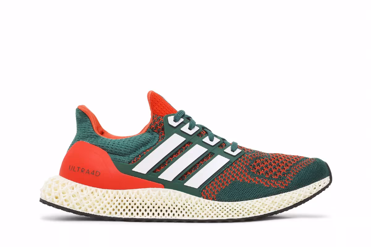 adidas Ultra 4D Miami Hurricanes, view 2