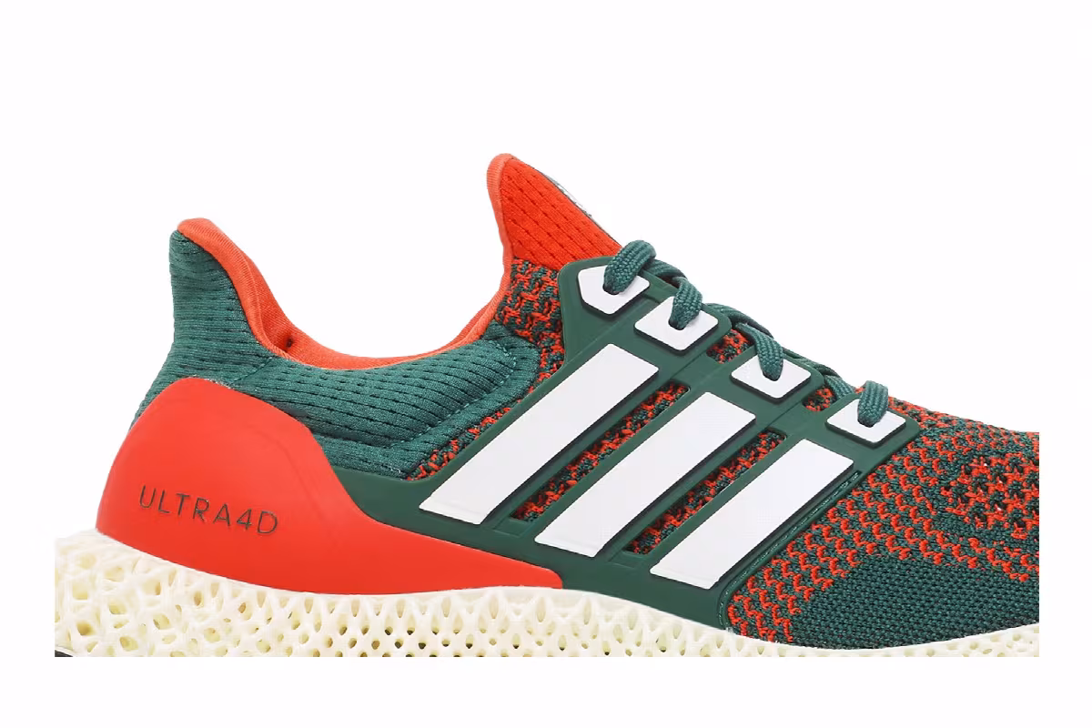 adidas Ultra 4D Miami Hurricanes, view 3