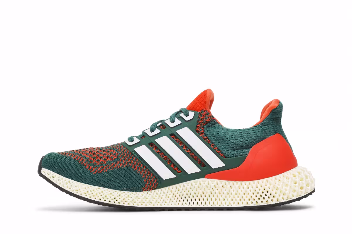 adidas Ultra 4D Miami Hurricanes, view 4