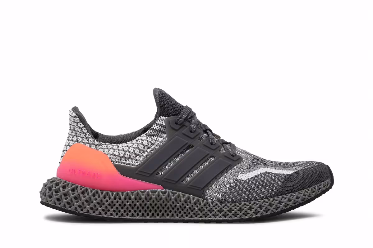 adidas Ultra 4D Grey Pink Gradient, view 2