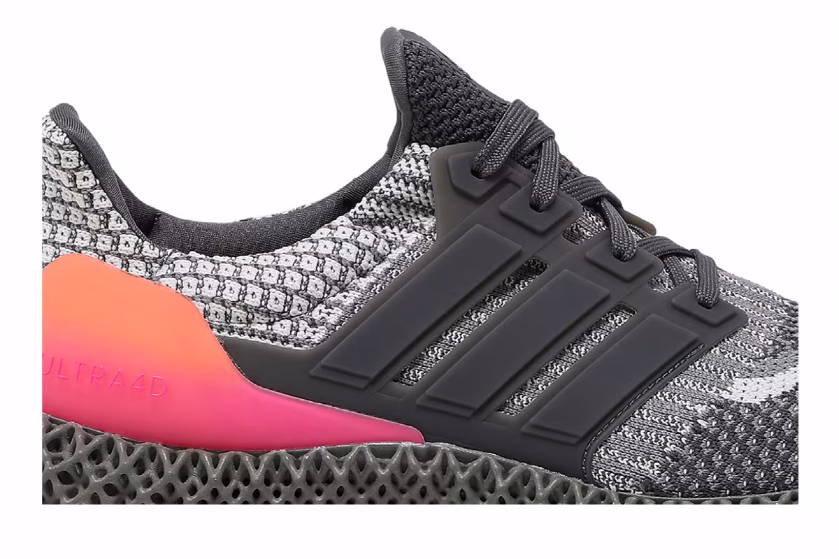 adidas Ultra 4D Grey Pink Gradient, view 3
