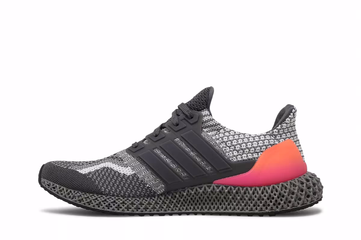 adidas Ultra 4D Grey Pink Gradient, view 4