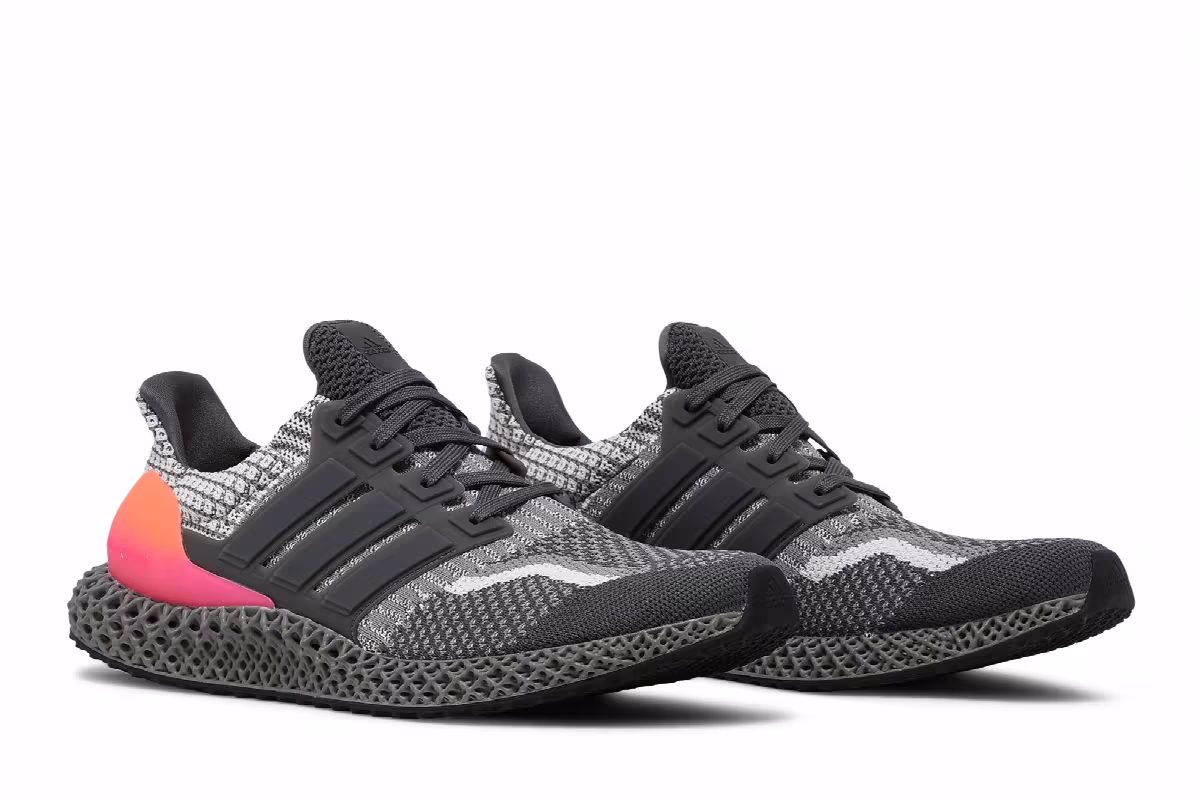 adidas Ultra 4D Grey Pink Gradient, view 9