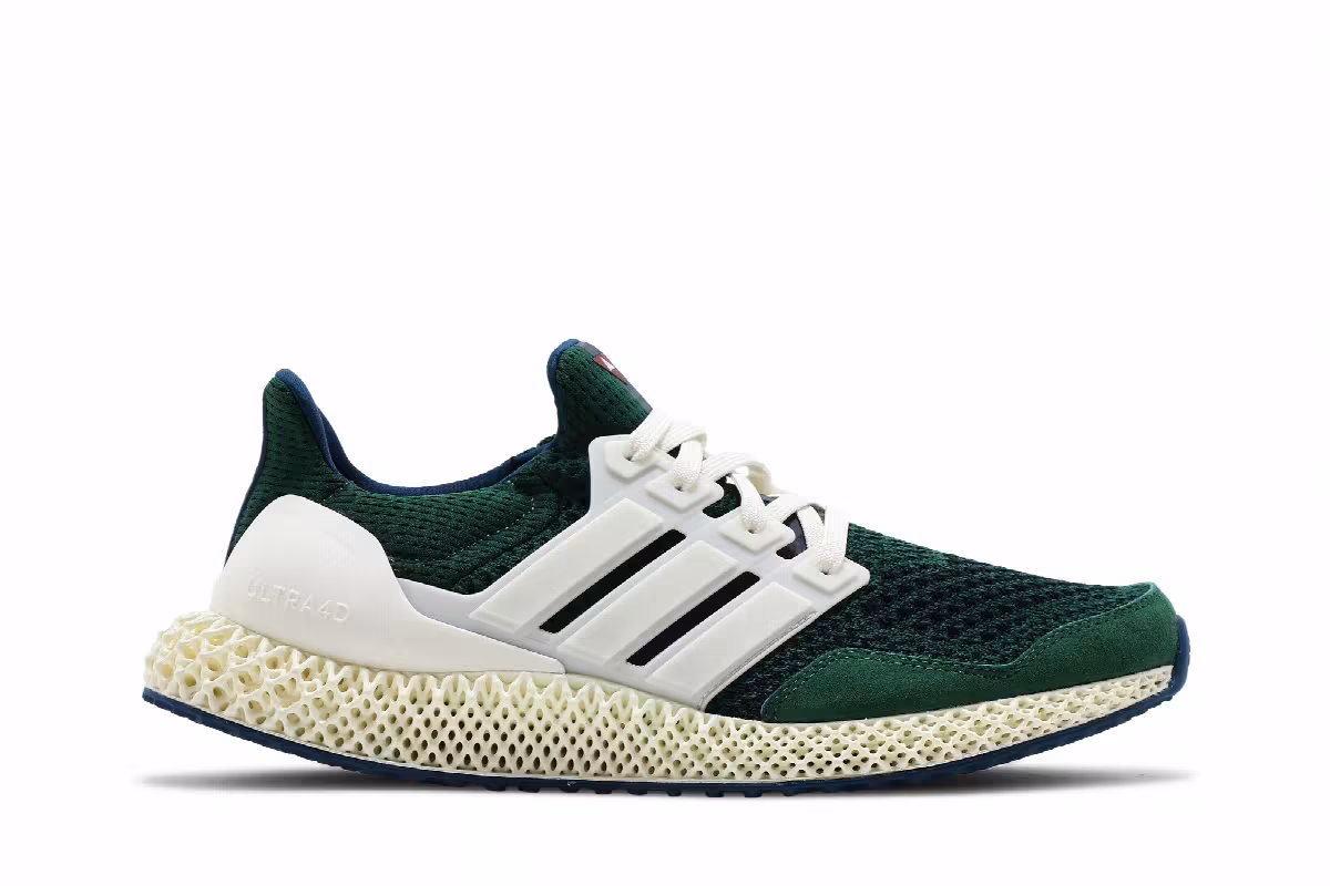 Packer Shoes x adidas Ultra 4D 2.0 Consortium Green, view 2