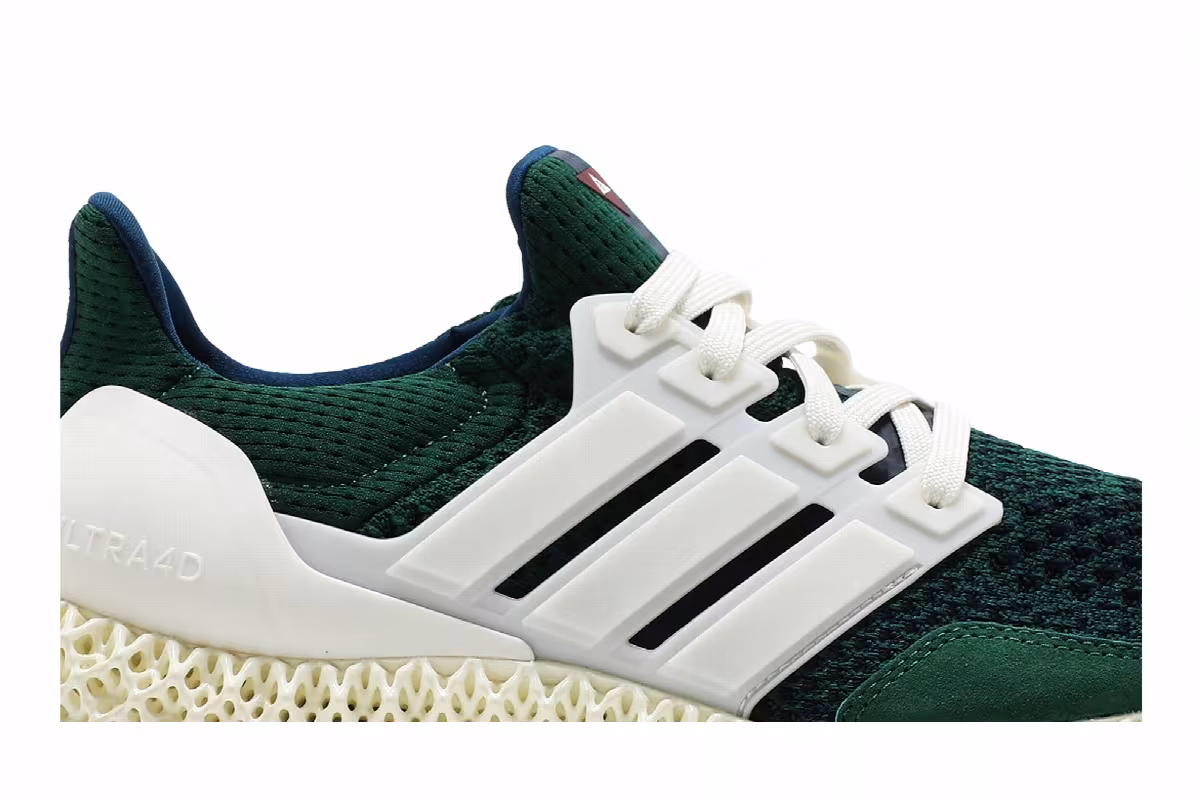 Packer Shoes x adidas Ultra 4D 2.0 Consortium Green, view 3