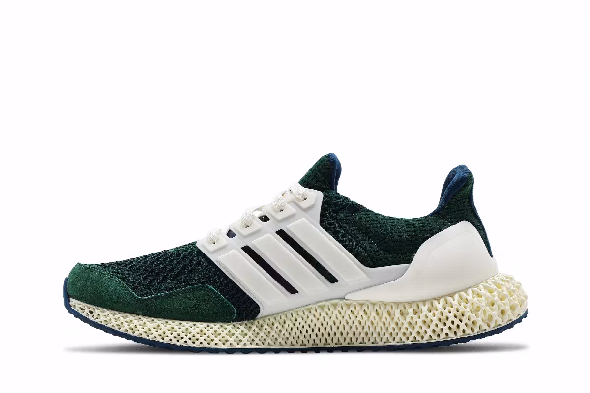 Packer Shoes x adidas Ultra 4D 2.0 Consortium Green, view 4