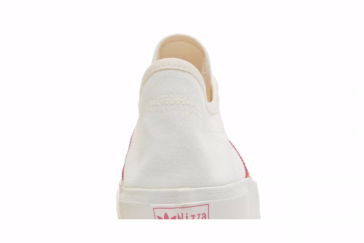 Wales Bonner x adidas Nizza Low Cream White Scarlet, view 8