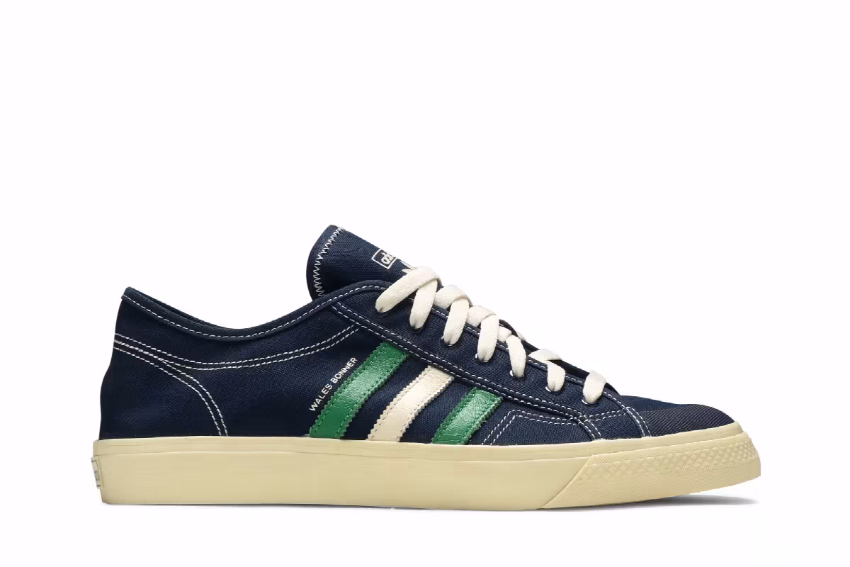 Wales Bonner x adidas Nizza Low Night Indigo, view 2