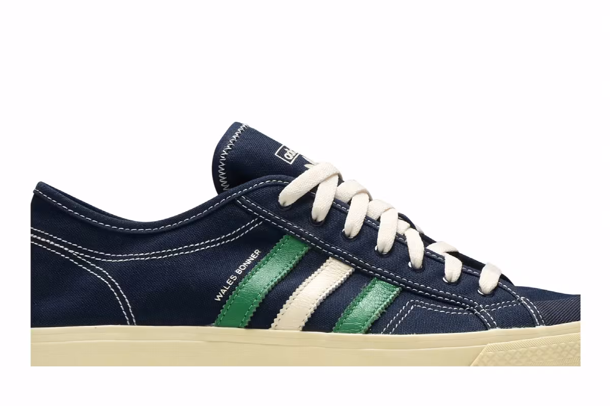 Wales Bonner x adidas Nizza Low Night Indigo, view 3