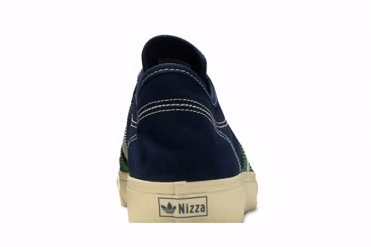 Wales Bonner x adidas Nizza Low Night Indigo, view 8