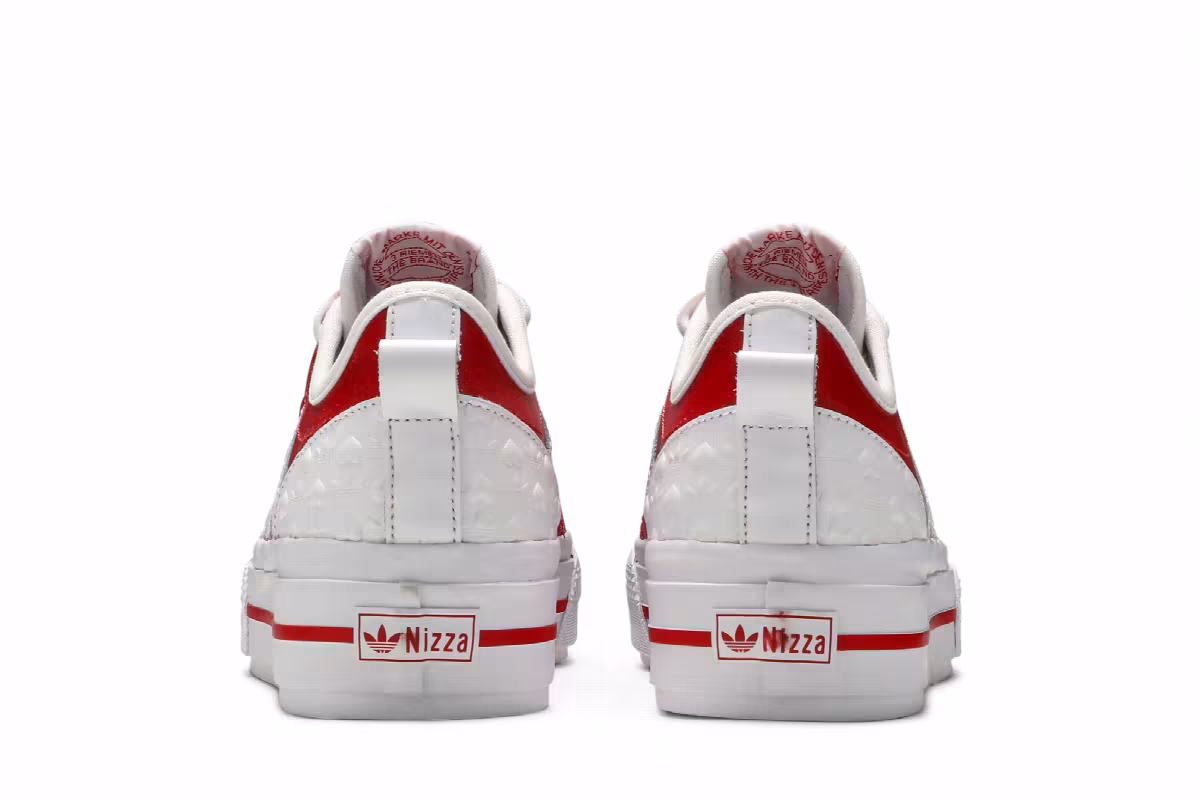 Adidas Women's Nizza RF Platform Heart Embossed - Scarlet, view 7