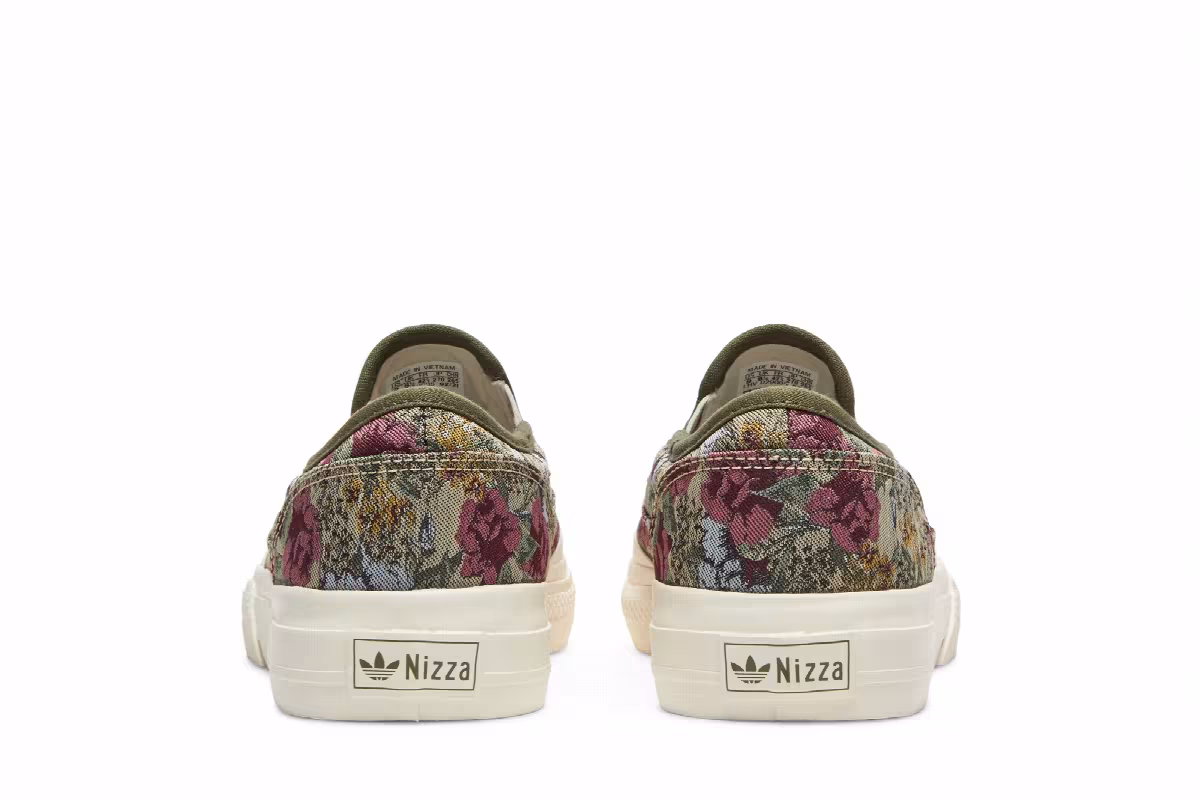 Adidas Nizza RF Slip Floral, view 7