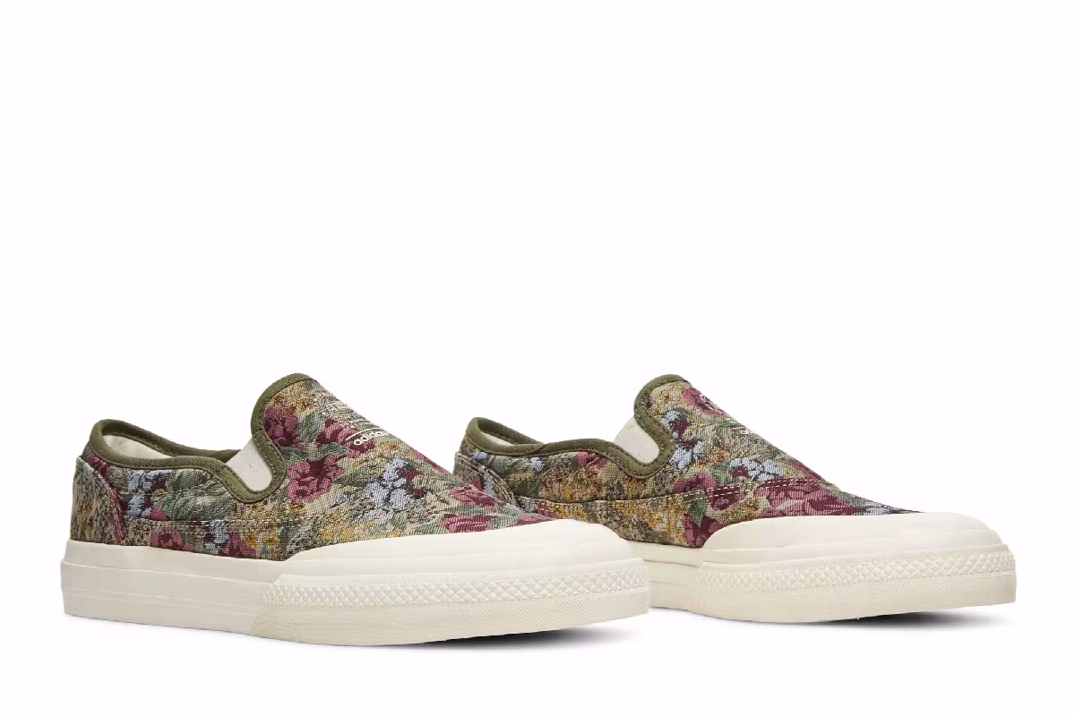 Adidas Nizza RF Slip Floral, view 9