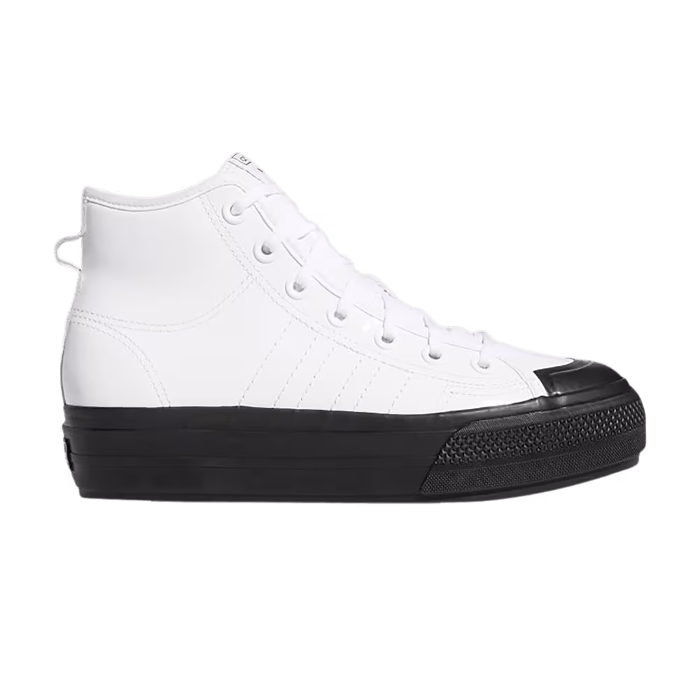 Adidas Women's Nizza RF Platform Mid White Black