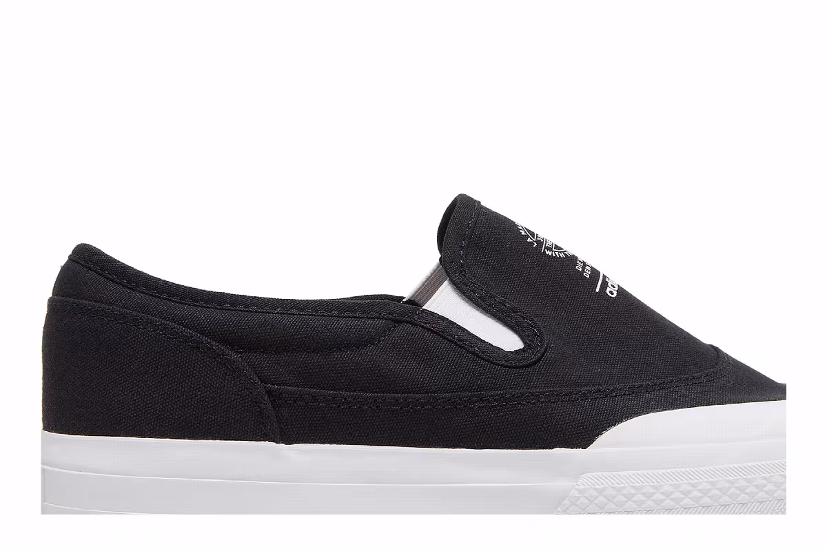 Adidas Nizza RF Slip Core Black, view 3