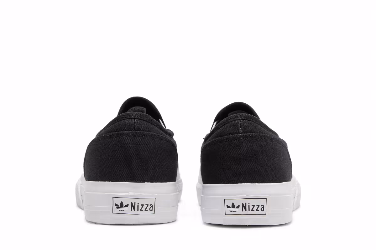 Adidas Nizza RF Slip Core Black, view 7