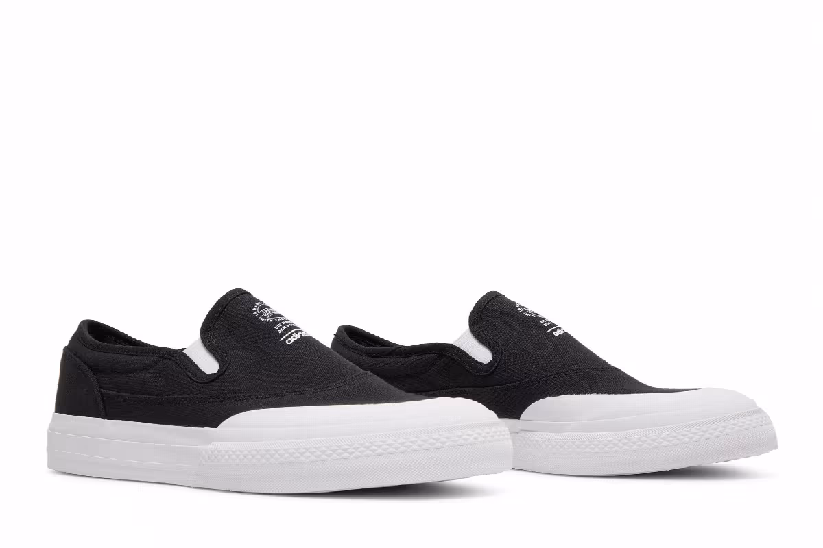 Adidas Nizza RF Slip Core Black, view 9
