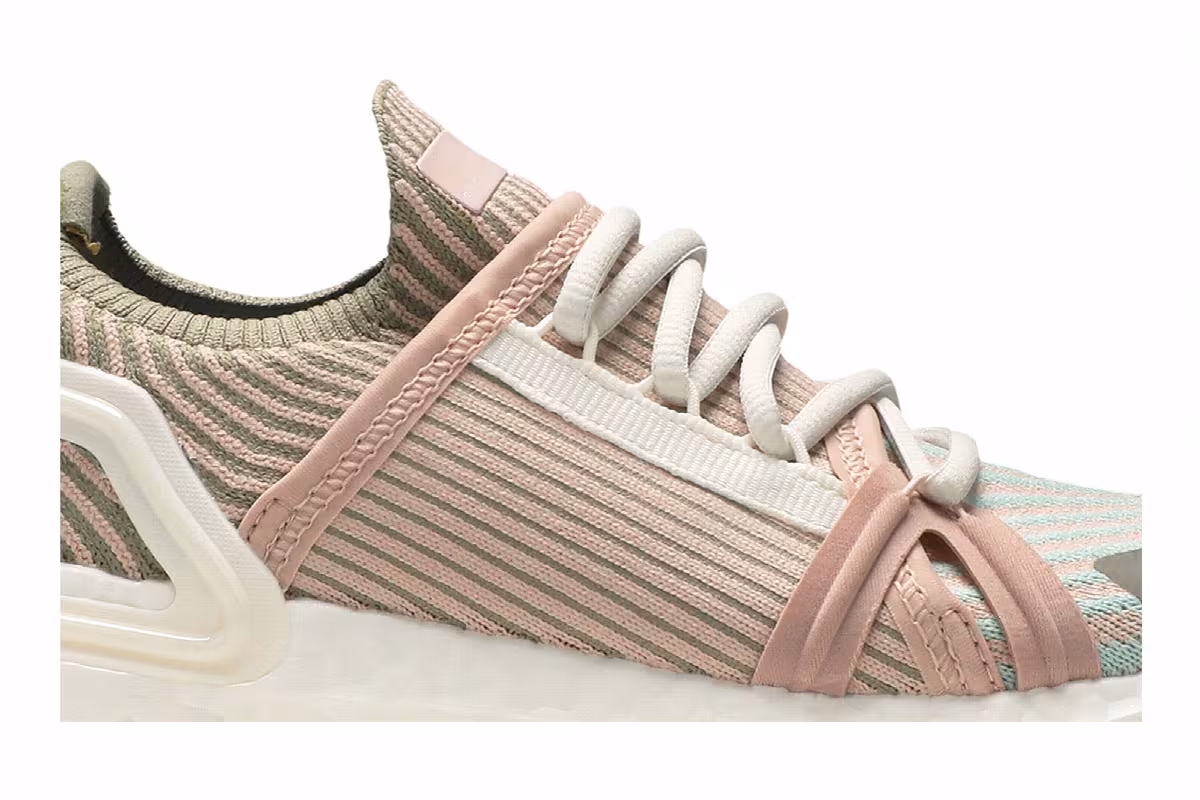 Stella McCartney x adidas Women's UltraBoost 20 Pearl Rose, view 3