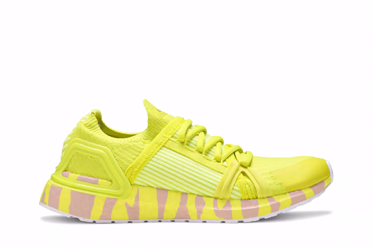 Stella McCartney x adidas Women's UltraBoost 20 Acid Yellow, view 2