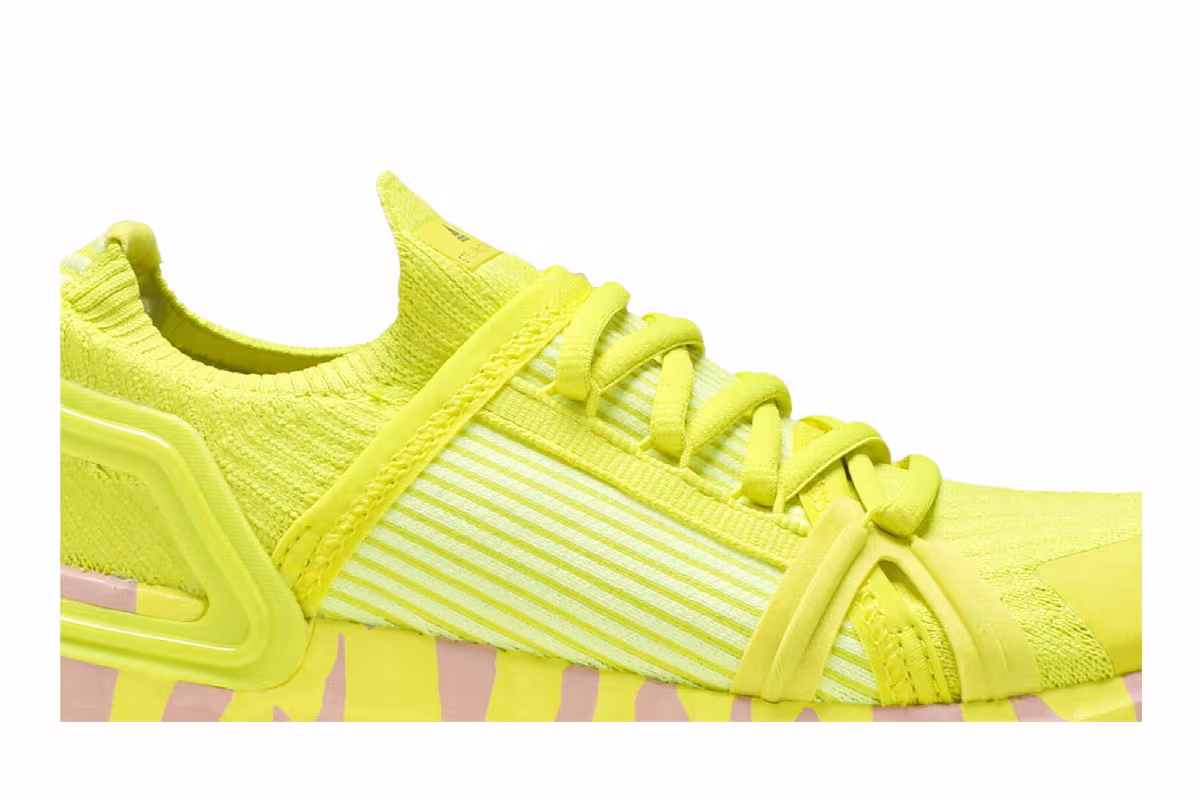 Stella McCartney x adidas Women's UltraBoost 20 Acid Yellow, view 3