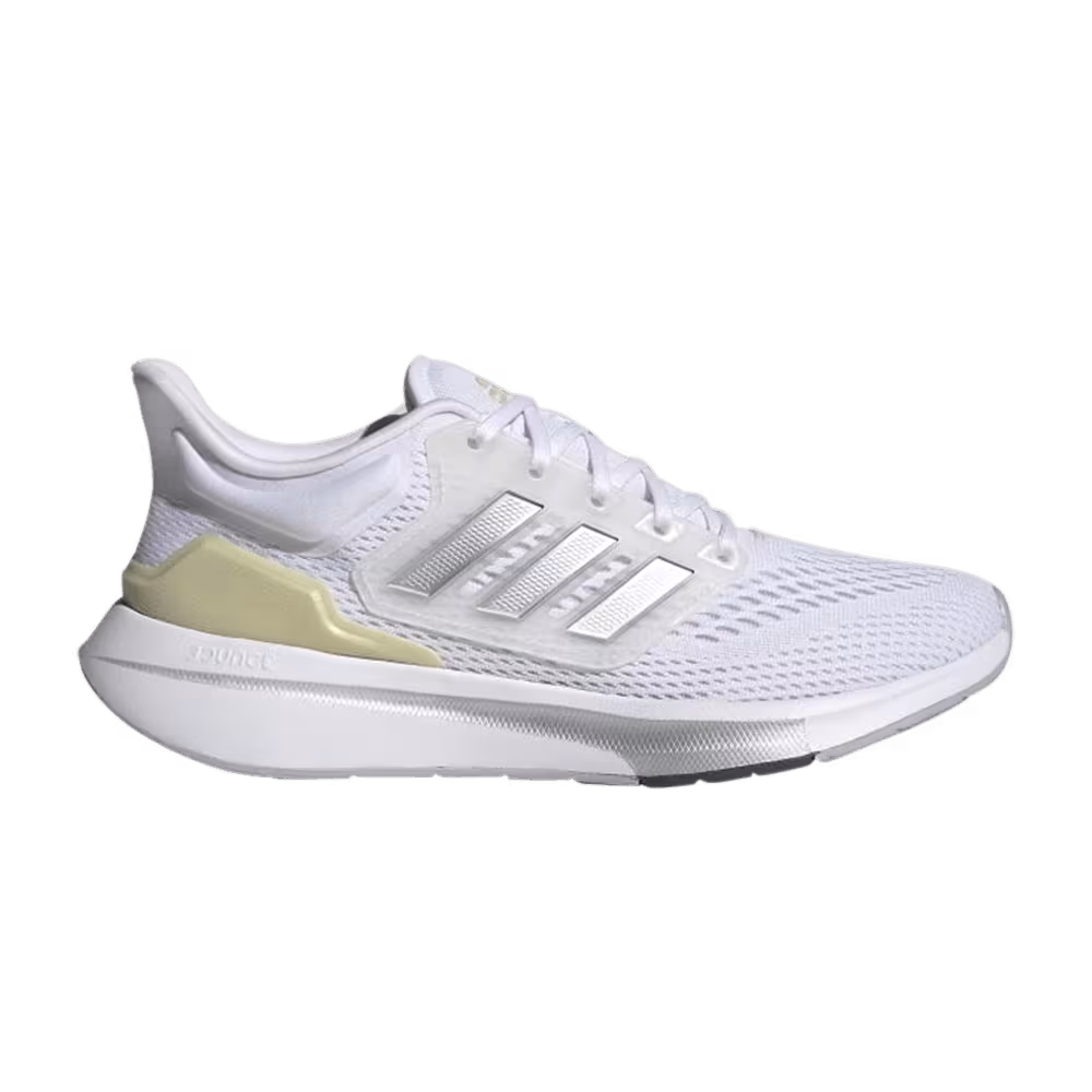 Adidas Women's EQ21 Run White Sandy Beige Metallic