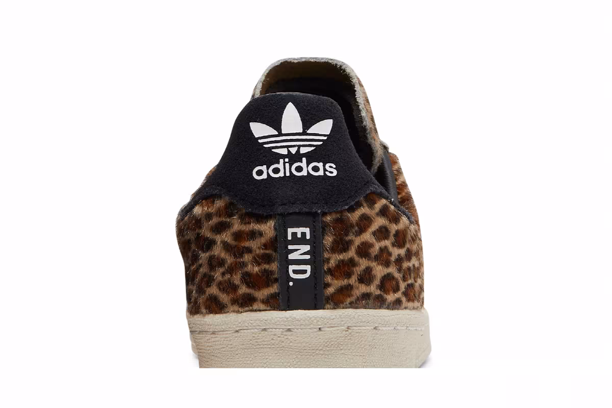END. x Neighborhood x adidas Campus 80s Leopard, view 8
