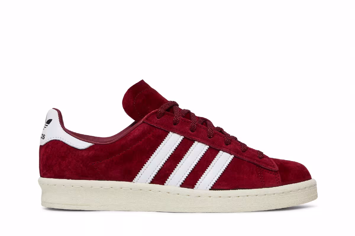 Adidas Campus 80s Collegiate Burgundy, view 2