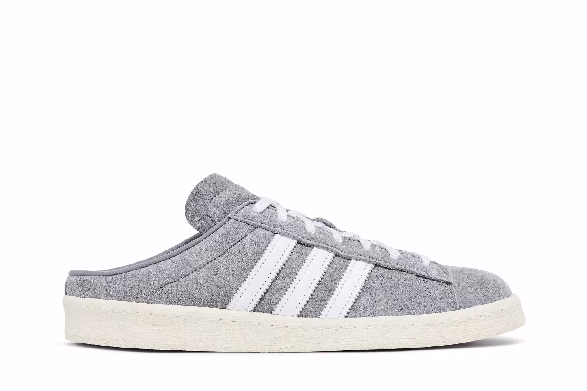 Adidas Campus 80s Mule Grey, view 2