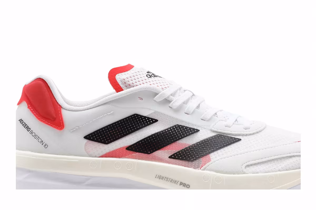 adidas Adizero Boston 10 Solar Red, view 3