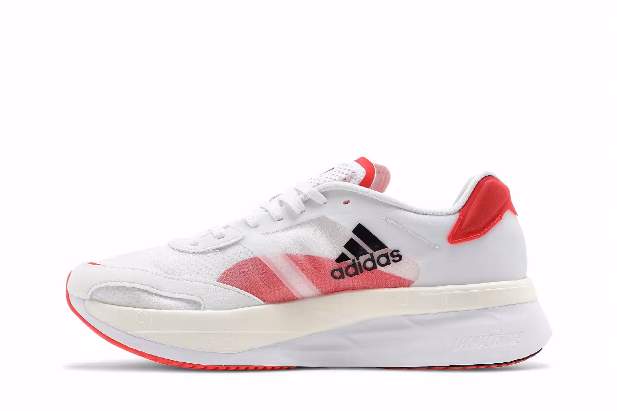 adidas Adizero Boston 10 Solar Red, view 4