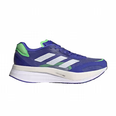 Adidas Adizero Boston 10 'Sonic Ink Screaming Green'