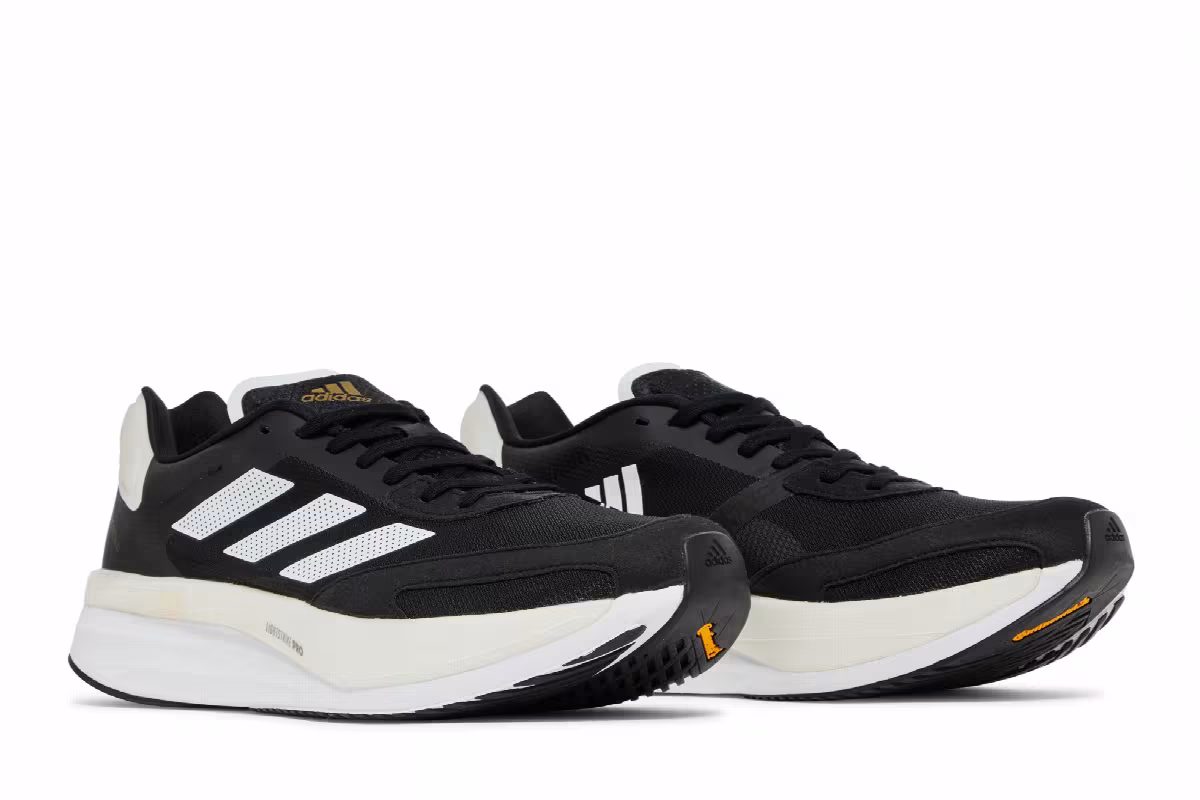 adidas Adizero Boston 10 Black White, view 9