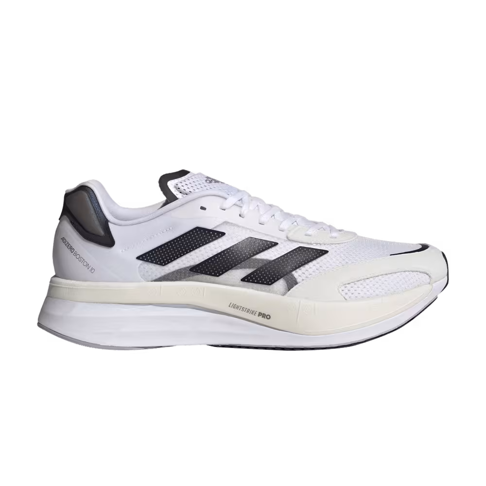 adidas Adizero Boston 10 White Black