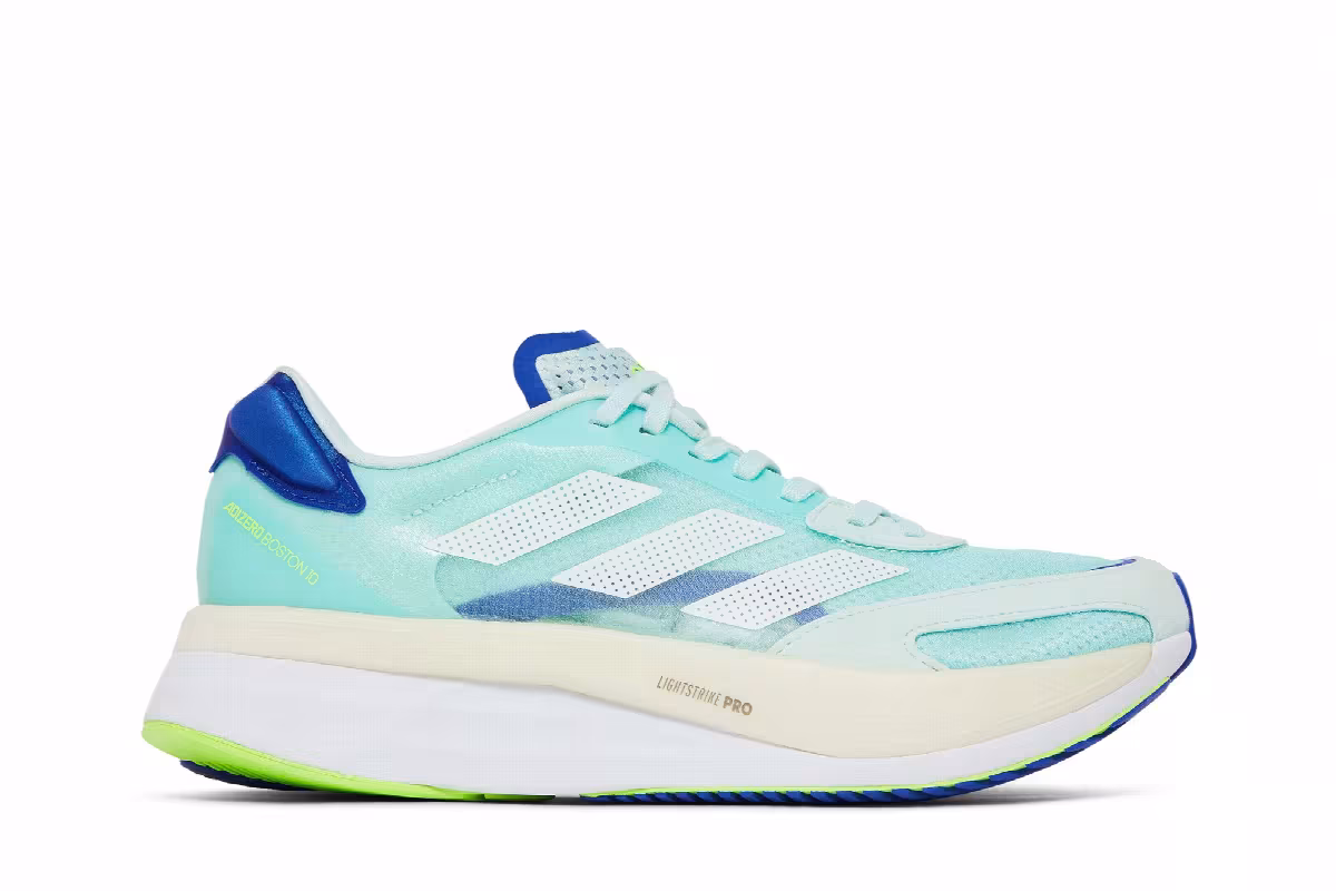 Adidas Women's Adizero Boston 10 Halo Mint, view 2